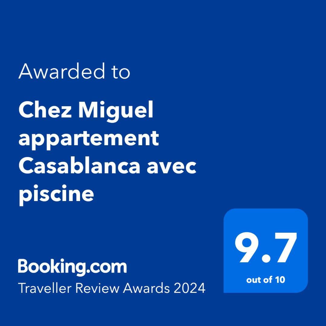 Chez Miguel Appartement Casablanca Avec Piscine Экстерьер фото